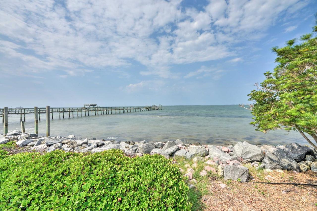 Waterfront Harkers Island Home Sunset View And Dock Экстерьер фото