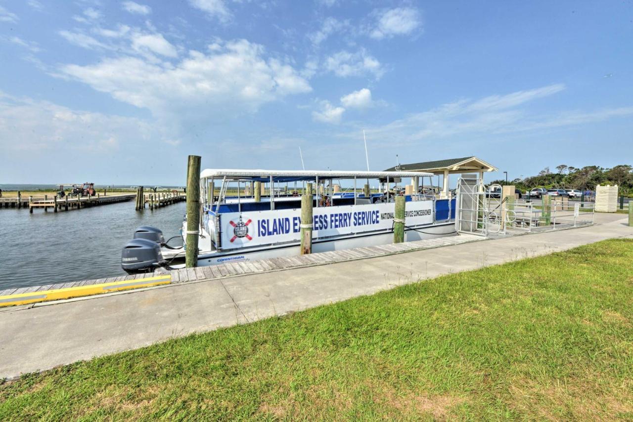 Waterfront Harkers Island Home Sunset View And Dock Экстерьер фото